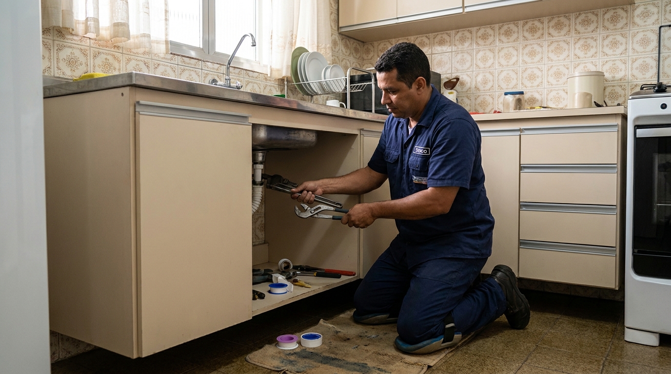 Reforma Hidráulica de Cozinha